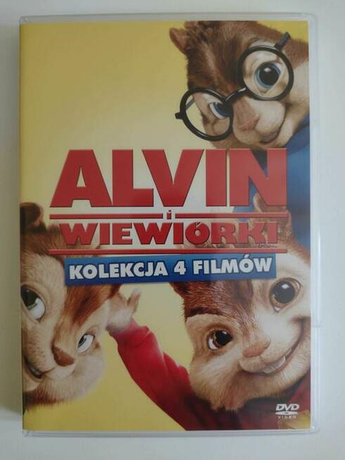 Alvin i wiewiórki 1-4 (DVD)