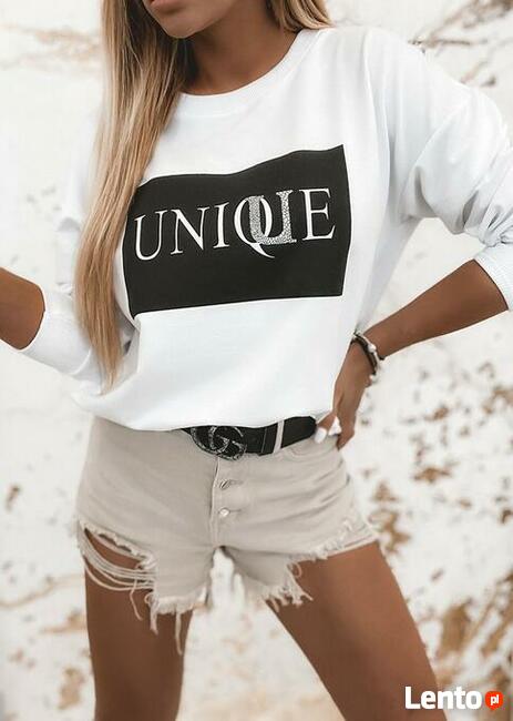 Bluza z napisem Rozmiar uniwersalny ostatnie szt