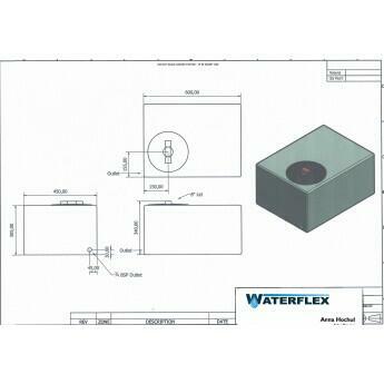 zbiornik 75 litrów płaski woda olej płyny spożywcze,