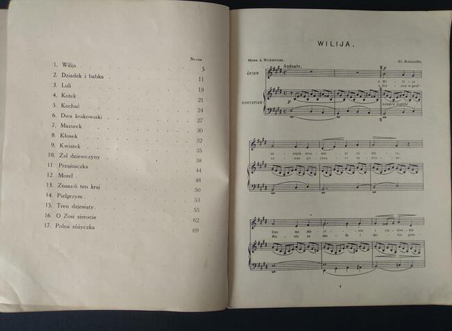 Stanisław Moniuszko Pieśni Wybrane