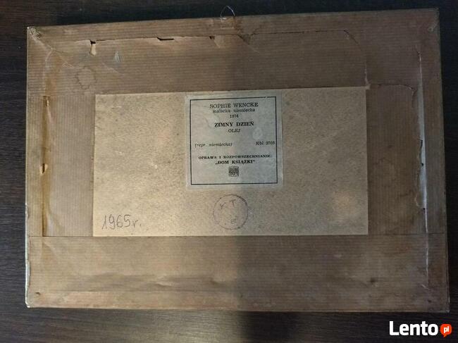 Obraz niemieckiej malarki Sophie Wencke Zimny dzień