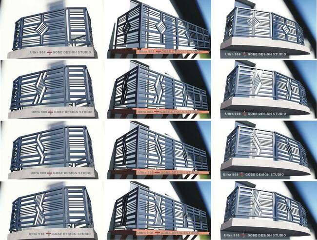 Balustrady balkonowe tarasowe schodowe i okno francuskie