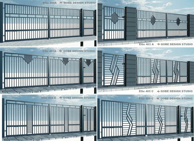 balustrady ogrodzenia bramy wjadowe metalowe przęsło panel