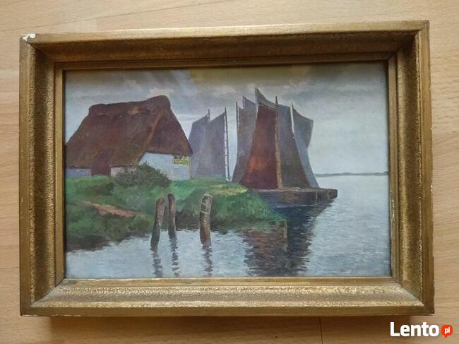 Obraz niemieckiej malarki Sophie Wencke Zimny dzień