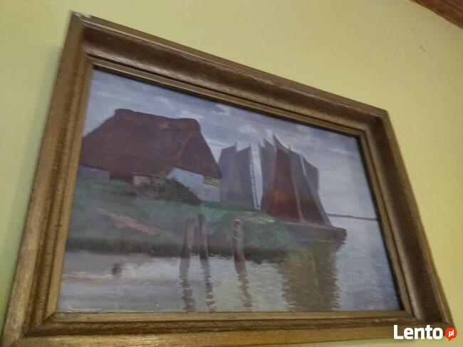 Obraz niemieckiej malarki Sophie Wencke Zimny dzień