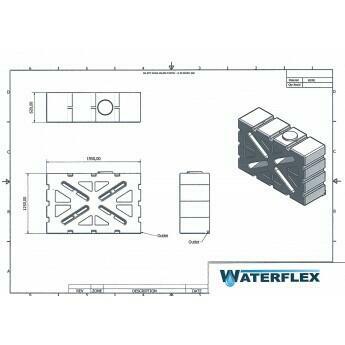 Zbiornik 1250 stojący woda glikol olej