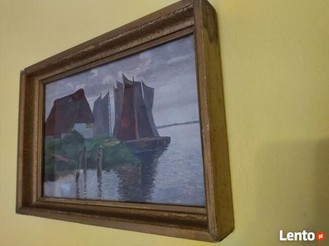 Obraz niemieckiej malarki Sophie Wencke Zimny dzień