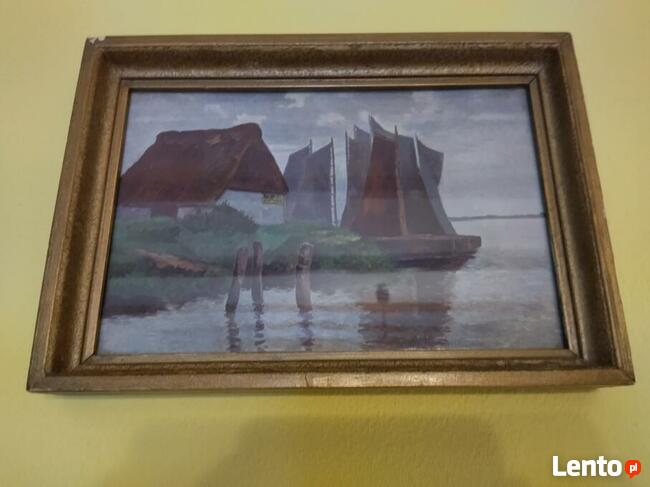 Obraz niemieckiej malarki Sophie Wencke Zimny dzień