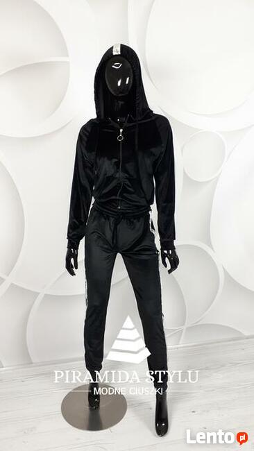 PROMOCJA ! Dres welurowy z lampasem Dobra jakość !!!