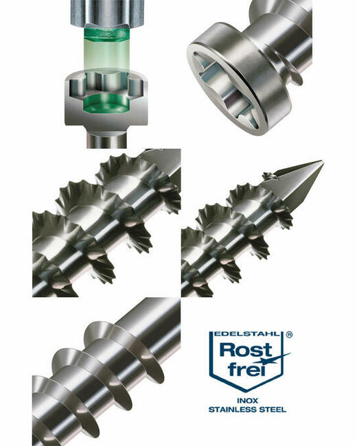 Wkręty tarasowe SPAX 4,5x60 powłoka WIROX 400+20 szt gratis