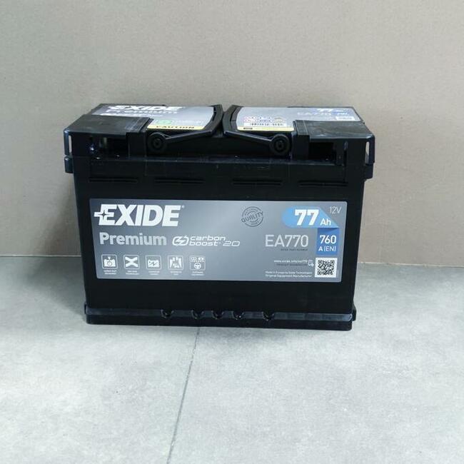 Akumulator Exide Premium 77Ah 760A PRAWY PLUS- DARMOWY DOWÓZ