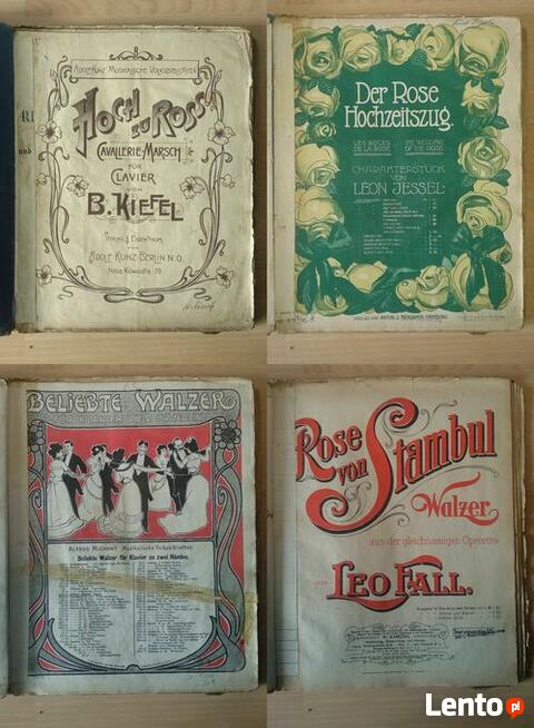 Stare przedwojenne nuty