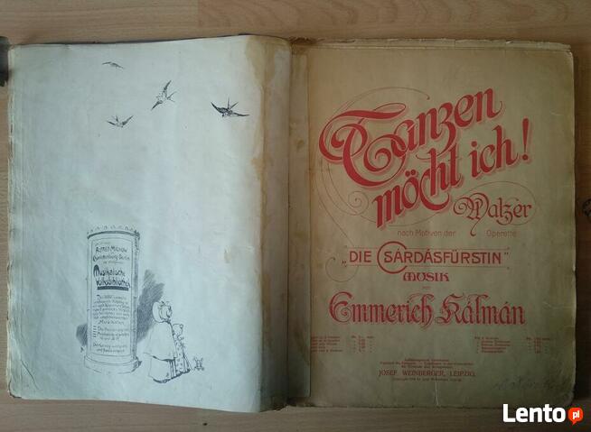 Stare przedwojenne nuty