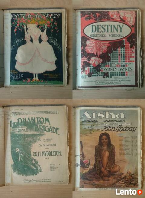 Stare przedwojenne nuty