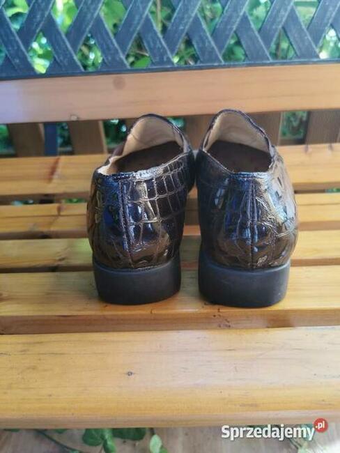 Mokasyny Skóra Naturalna Rozm.41 Wkładka 26,5cm JAK NOWE