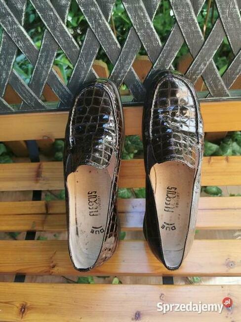 Mokasyny Skóra Naturalna Rozm.41 Wkładka 26,5cm JAK NOWE