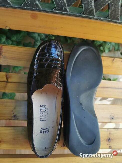 Mokasyny Skóra Naturalna Rozm.41 Wkładka 26,5cm JAK NOWE