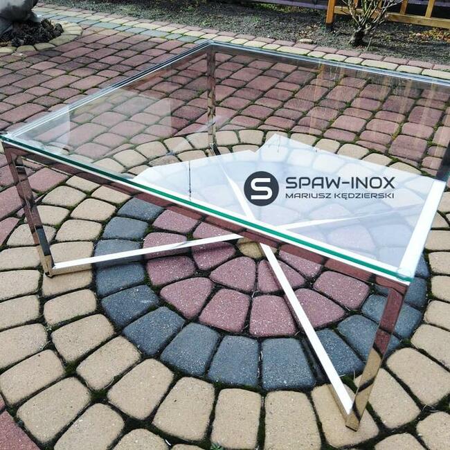 Stolik kawowy, ława stal nierdzewna, stolik, toaletka