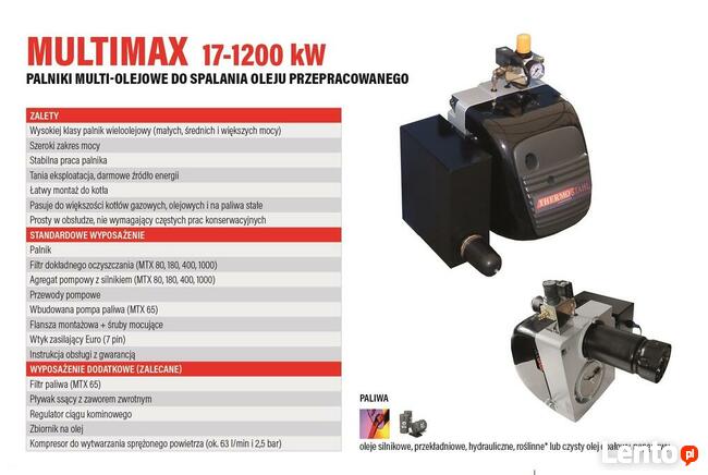Kocioł wieloolejowy 15-35kW