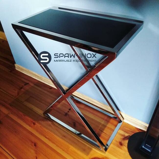 Stolik kawowy, ława stal nierdzewna, stolik, toaletka