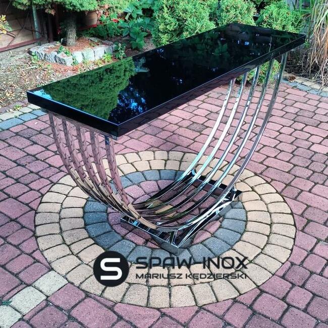 Stolik kawowy, ława stal nierdzewna, stolik, toaletka