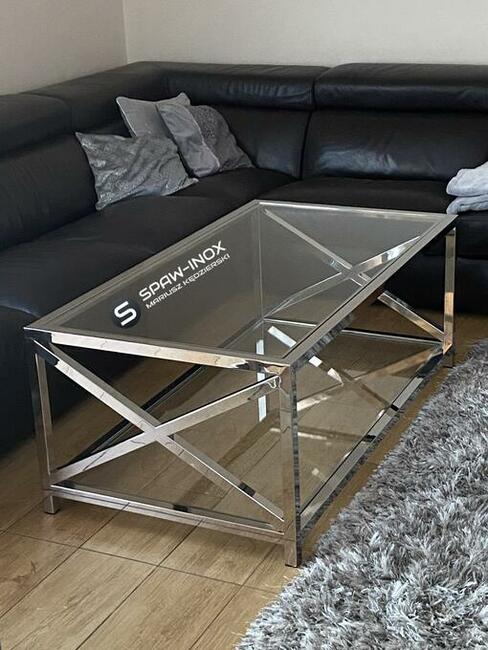 Stolik kawowy, ława stal nierdzewna, stolik, toaletka