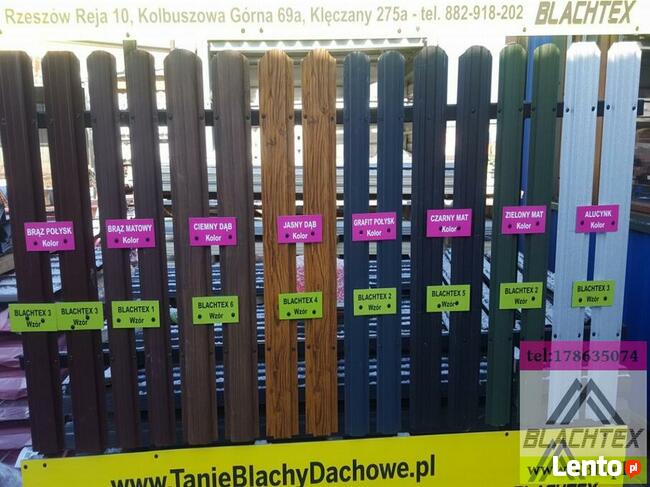 Tanie Sztachety na płot 1 i 2 Gatunek KUPNO