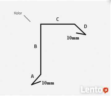 Obróbka boczna ( gerland, wiatrownica ) 2 Gatunek KUPNO