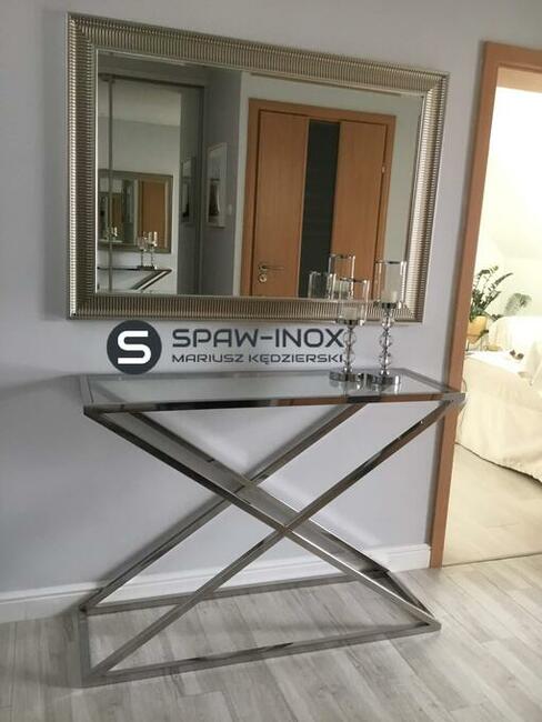 Stolik kawowy, ława stal nierdzewna, stolik, toaletka