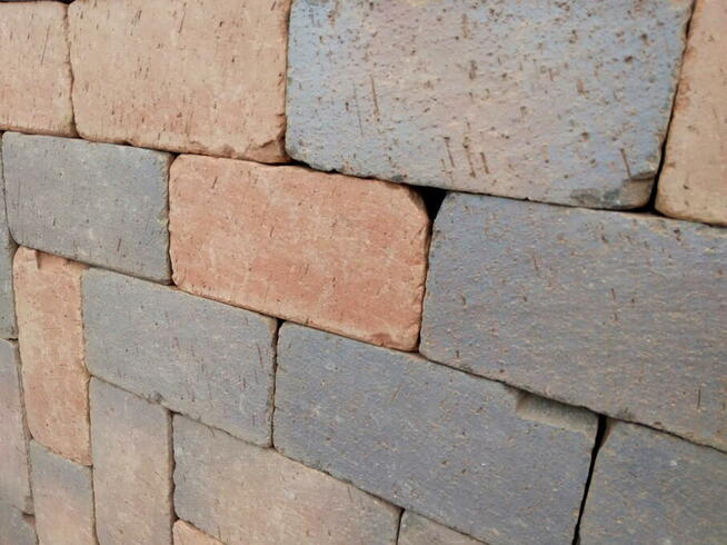 Bruk ceramiczny postarzany ANTICA czerwony cieniowany