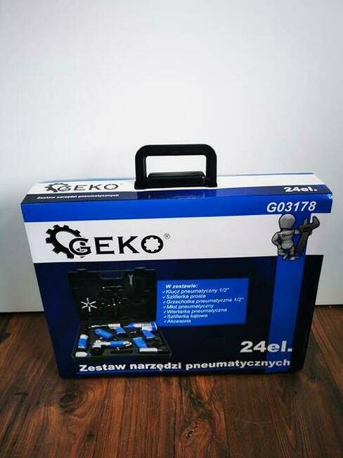 nowe zestawy narzędzi pneumatycznych 24el. geko