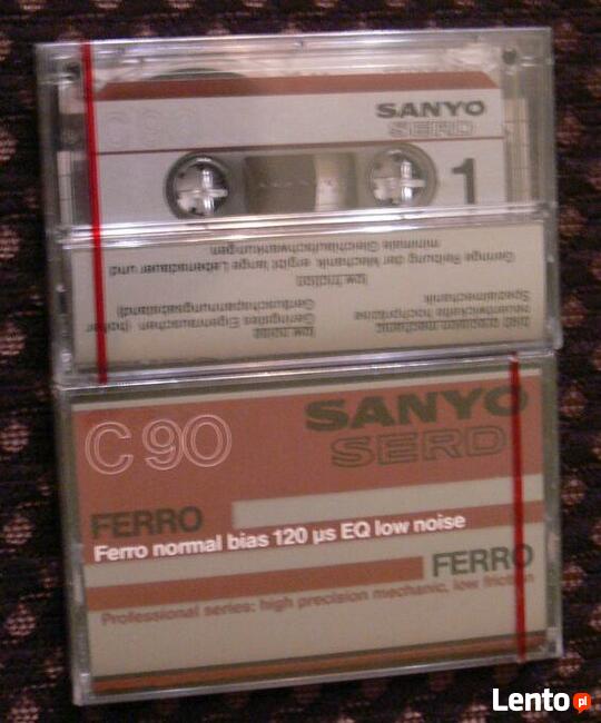 Kasety magnetofonowe nowe, czyste.