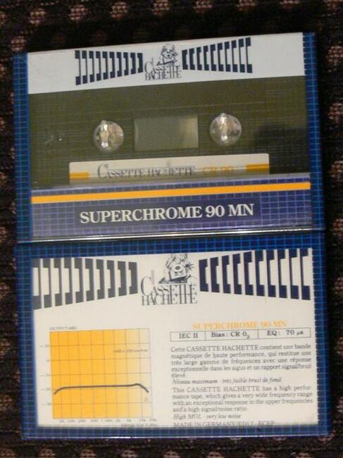 Kasety magnetofonowe nowe, czyste.