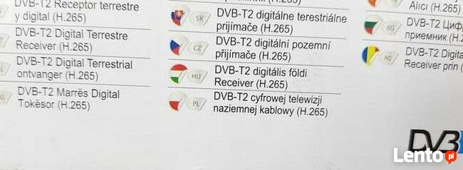 Tuner EDISION PICCO T265 DVB-T2 HEVC z pilotem 2w1 jak nowy