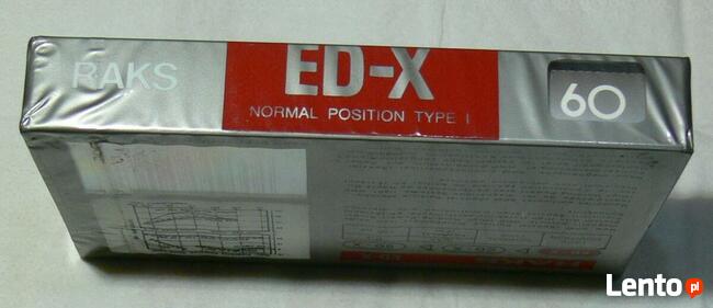 Kasety magnetofonowe nowe, czyste.