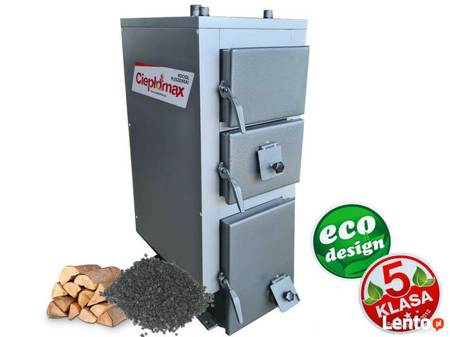 Kocioł Feniks Uni Pleszew na węgiel drewno zasypowy 10KW 5kl
