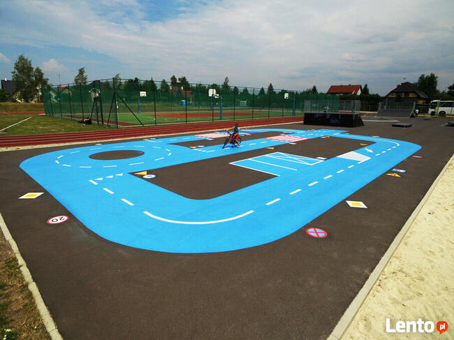 Nietypowe 02, wym. 20x12 m Stacjonarne miasteczko rowerowe