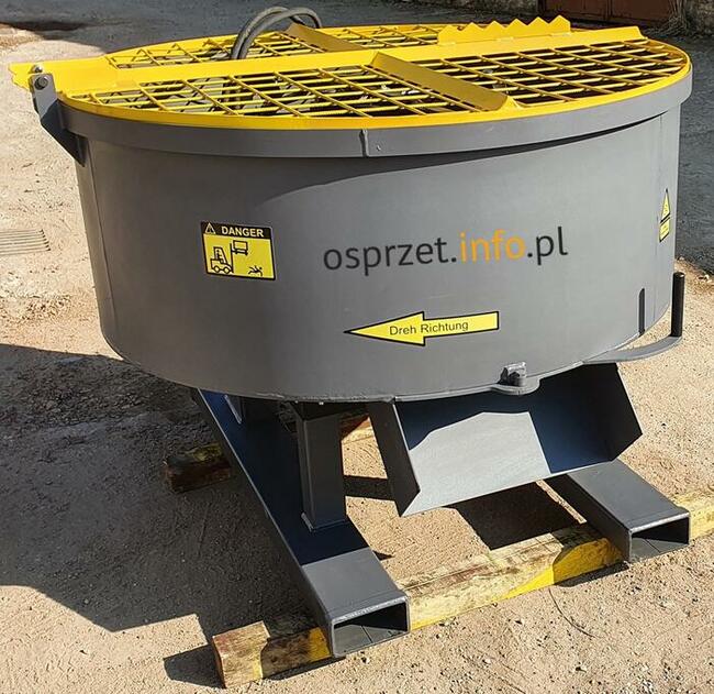 Mieszalnik do betonu 800L, bębnowy, hydrauliczny, betoniarka