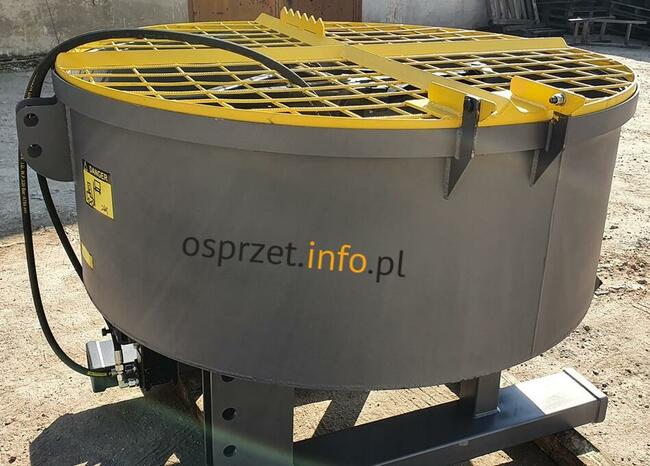 Mieszalnik do betonu 800L, bębnowy, hydrauliczny, betoniarka