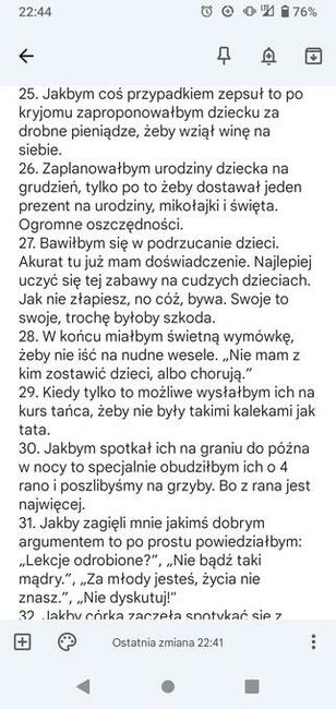 I tak nie przeczytasz.