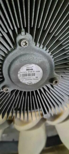 Wisko MAN TGX EURO 6 wiskoza wiatrak wentylator BEHR