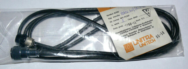 KABEL RG58 WTYK BNC- UC1 UHF 2m UNITRA