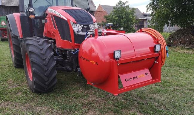 Balast do ciągnika, myjka ciśnieniowa - Zbiornik p-poż