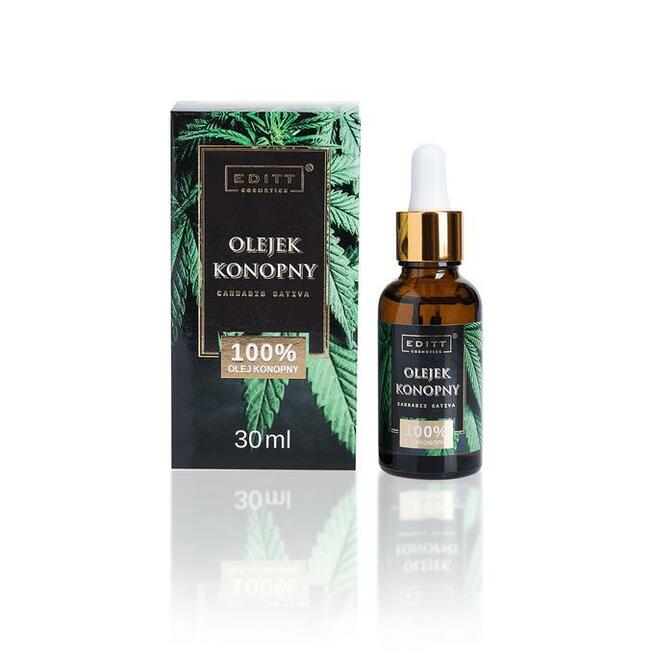 OLEJEK KONOPNY | Włosy | Skóra twarzy | Kwas omega 3 i 6 | W