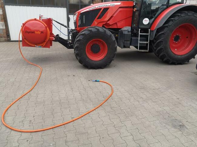 Balast do ciągnika, myjka ciśnieniowa - Zbiornik p-poż