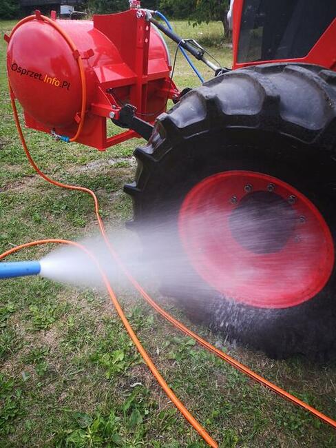 Balast do ciągnika, myjka ciśnieniowa - Zbiornik p-poż
