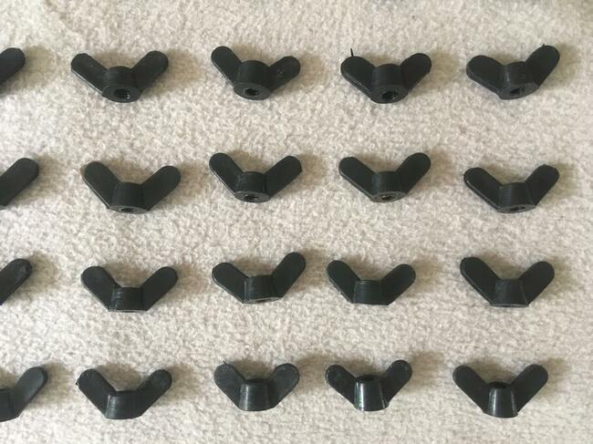 Nakrętka motylkowa M6 100 sztuk