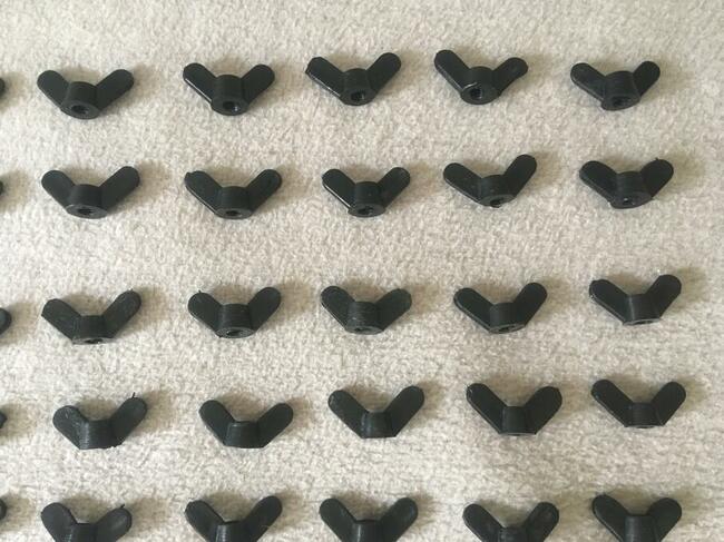 Nakrętka motylkowa M6 100 sztuk