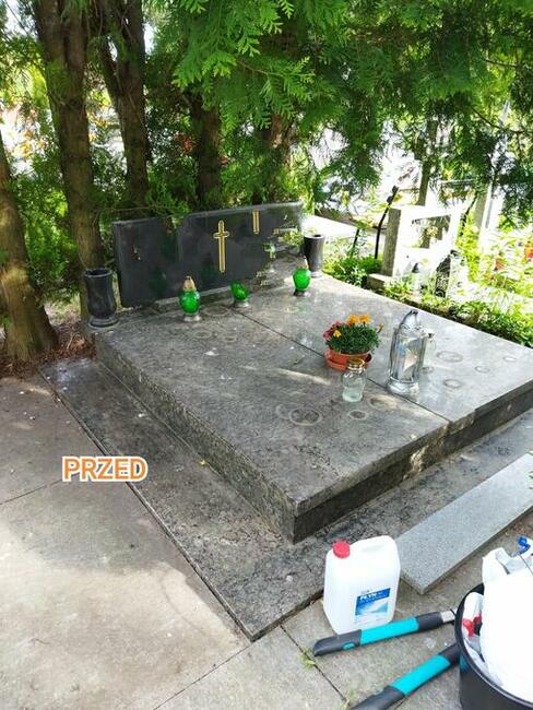 Sprzątanie , Mycie Nagrobków ( Opieka Nad Grobami)-Olsztyn