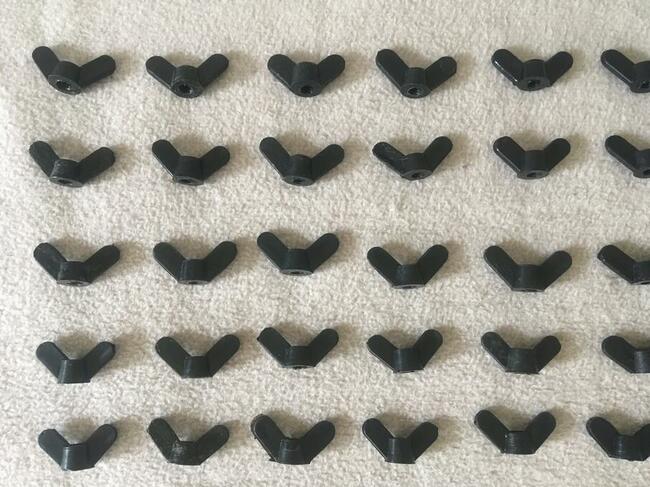 Nakrętka motylkowa M6 100 sztuk